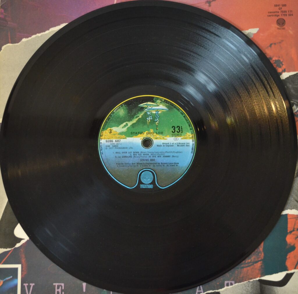 Status Quo - Live Most Of The Time status-quo-live-record-side-three.