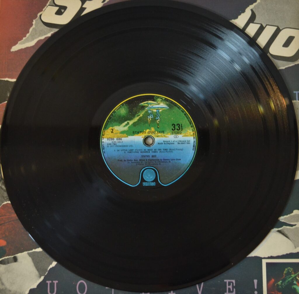 Status Quo - Live Most Of The Time status-quo-live-record-side-two