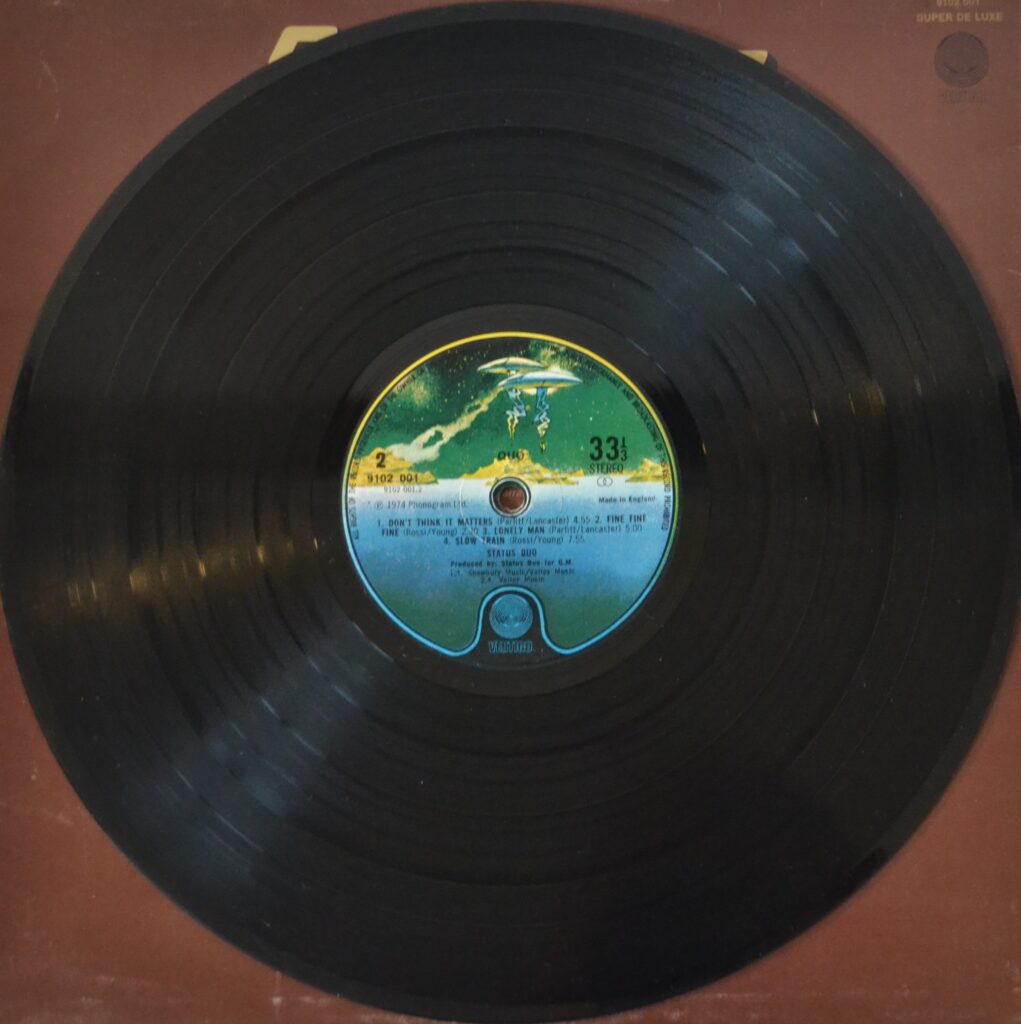 Status Quo - Quo, Lonely Man status-quo-quo-record-side-two