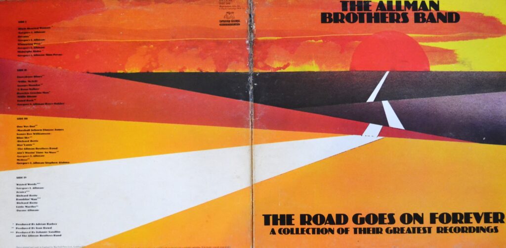 The Allman Brothers Band -The Road Goes On Forever When You Turn Your Love My Way the-allman-brothers-band-the-road-goes-on-forever-gatefold-one-scaled