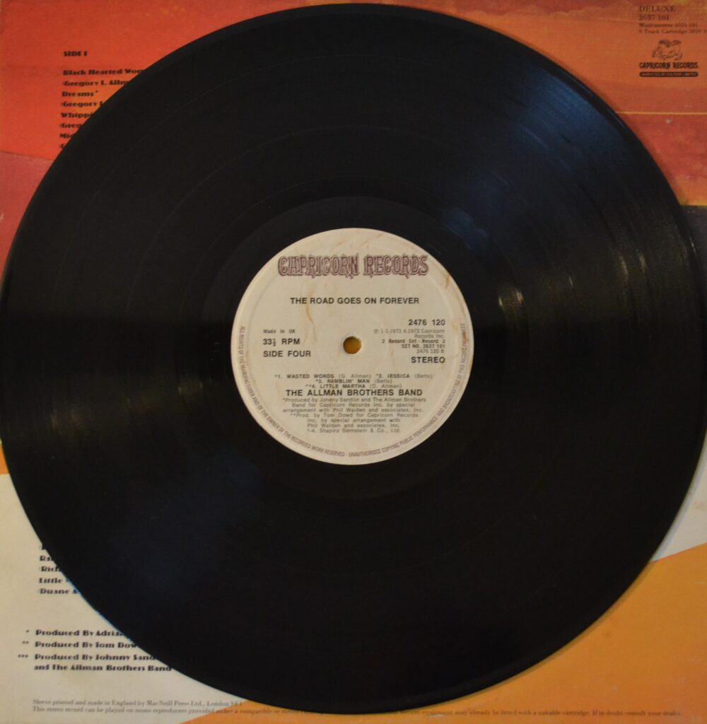 The Allman Brothers Band -The Road Goes On Forever When You Turn Your Love My Way the-allman-brothers-band-the-road-goes-on-forever-record-side-four.