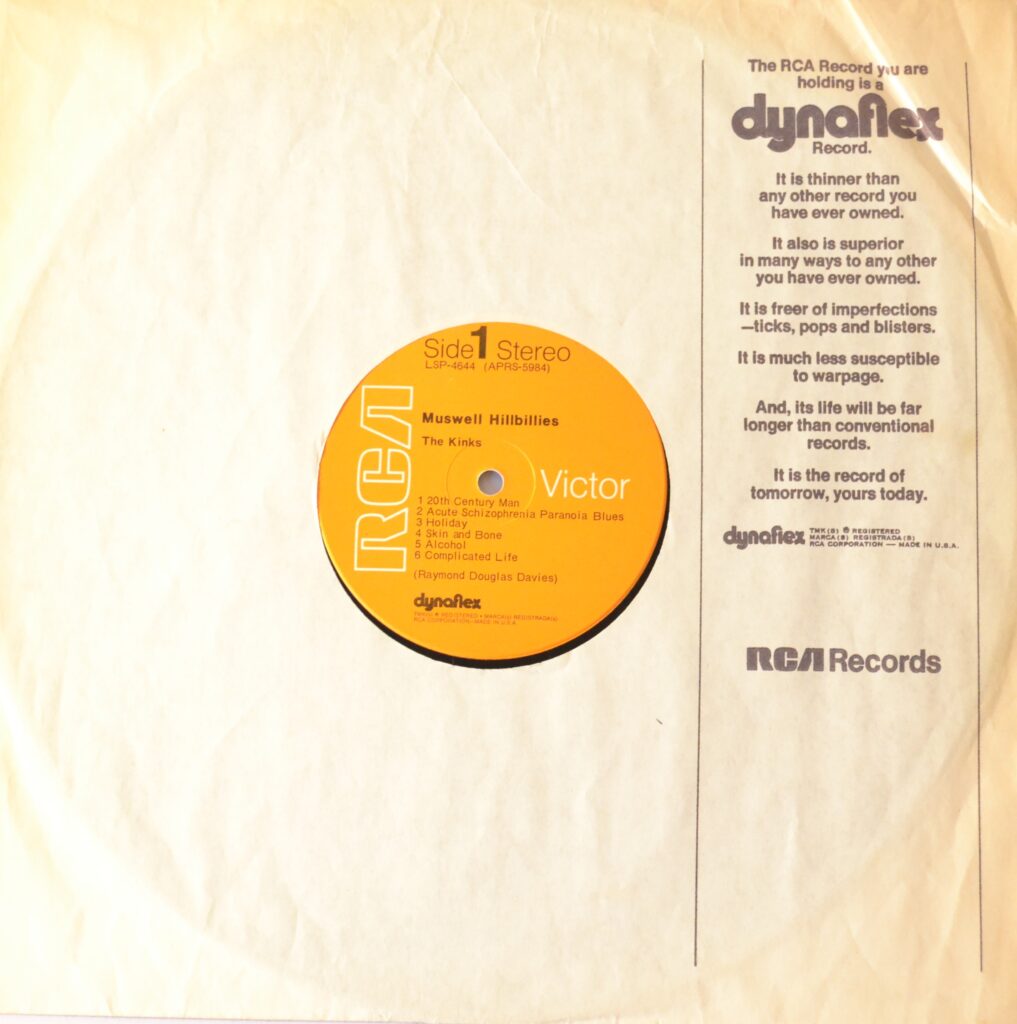 The Kinks - Muswell Hillbillies With Their Complicated Life the-kinks-muswell-hillbillies-inner-sleeve-one-scaled.