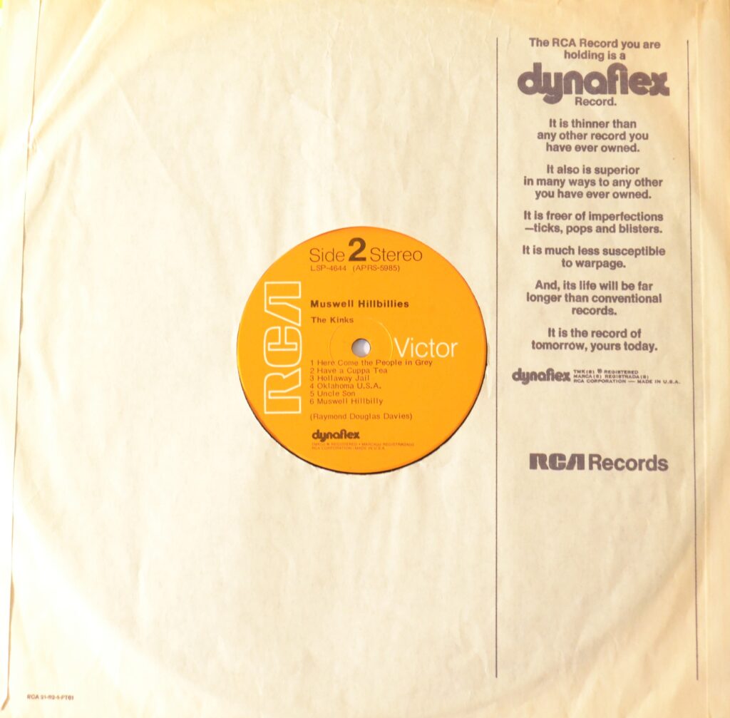 The Kinks - Muswell Hillbillies With Their Complicated Life the-kinks-muswell-hillbillies-inner-sleeve-two-scaled