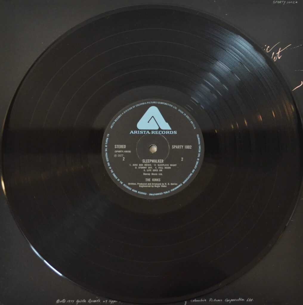 The Kinks - Sleepwalker And His Life On The Road the-kinks-sleepwalker-record-side-two