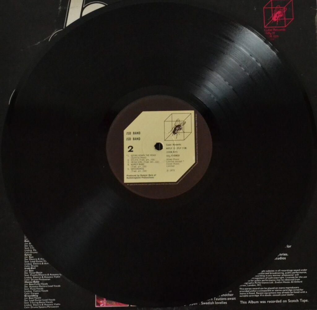 Jsd Band Album - The Beautiful Grey Dogs Laid Their Pride jsd-band-record-side-two