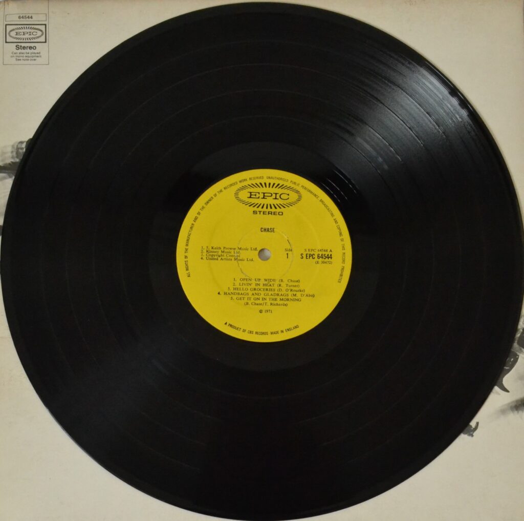 Chase - There Are Feelings Out Of Sight chase-album-record-side-one