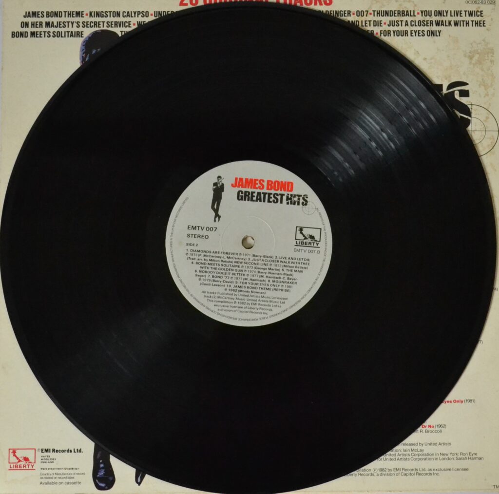 James Bond - Greatest Hits - From Russia With Love james-bond-greatest-hits-record-side-two