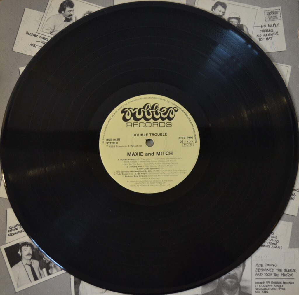 Double Trouble By Maxie And Mitch - Raining In My Heart maxie-mitch-double-trouble-record-side-two