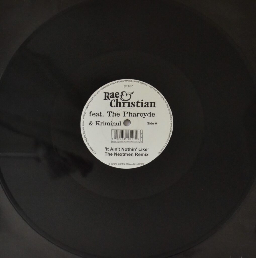 Ray &Amp; Christian - It Ain'T Nothing Like (The Nextmen Remix) rae-christian-record-side-one.