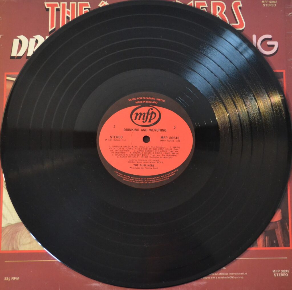 The Dubliners - Drinking And Wenching In The Pub the-dubliners-drinking-and-wenching-record-side-two.