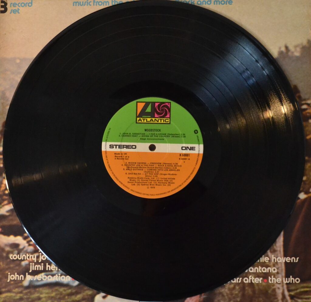 Woodstock - Music From The Original Soundtrack woodstock-record-side-one