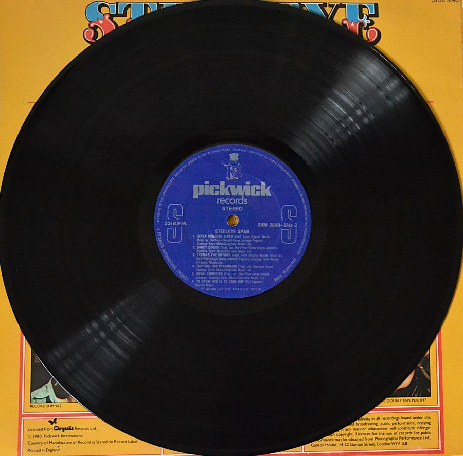 Spinning The Past: Why Steeleye Span Album - Is The Ultimate Powerhouse Gateway Into Electric Folk steeleye-span-album-record-side-two.