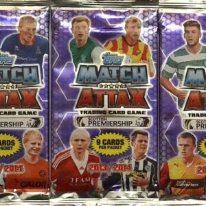 Topps-Match-Attax-Scottish-Premiership-2013-Unopened-Packages-Of-Football-Cards-Never-Used-Three-Different
