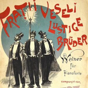 partitura-fratii-veseli-lustige-bruder