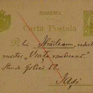 Garabet-Ibraileanu-Postcard-From-Grigore-Cretu-1920