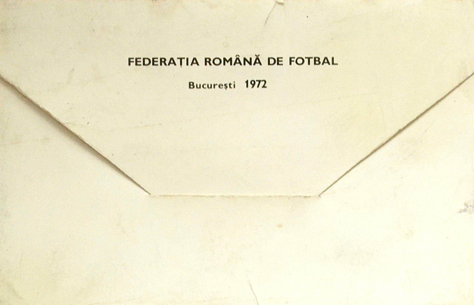 Unlock The World Of Ultra-Rare Collectibles tricolorii-federatia-romana-de-fotbal-bucuresti-1972-back-cover