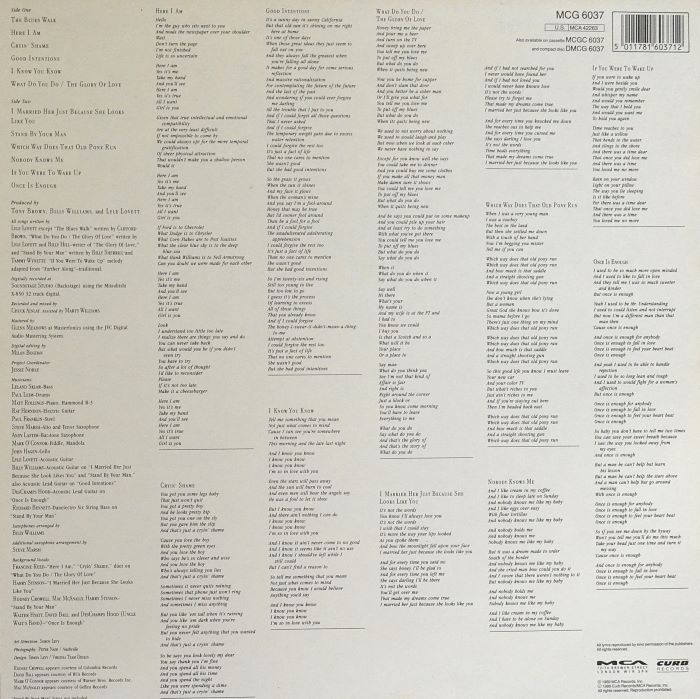 Unlock The World Of Ultra-Rare Collectibles lyle-lovett-and-his-large-band-back-cover